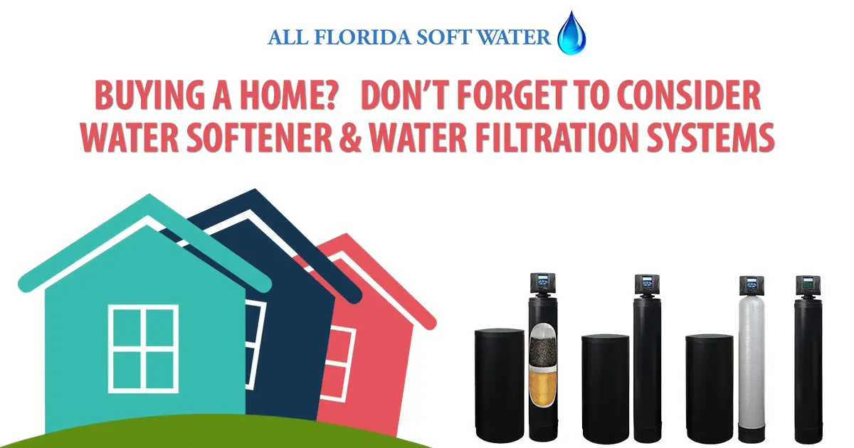 Home buyers guide to water softener and water treatment systems - considerations when buying a new home