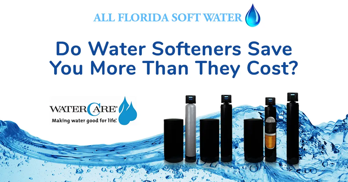 do water softeners actually save you money